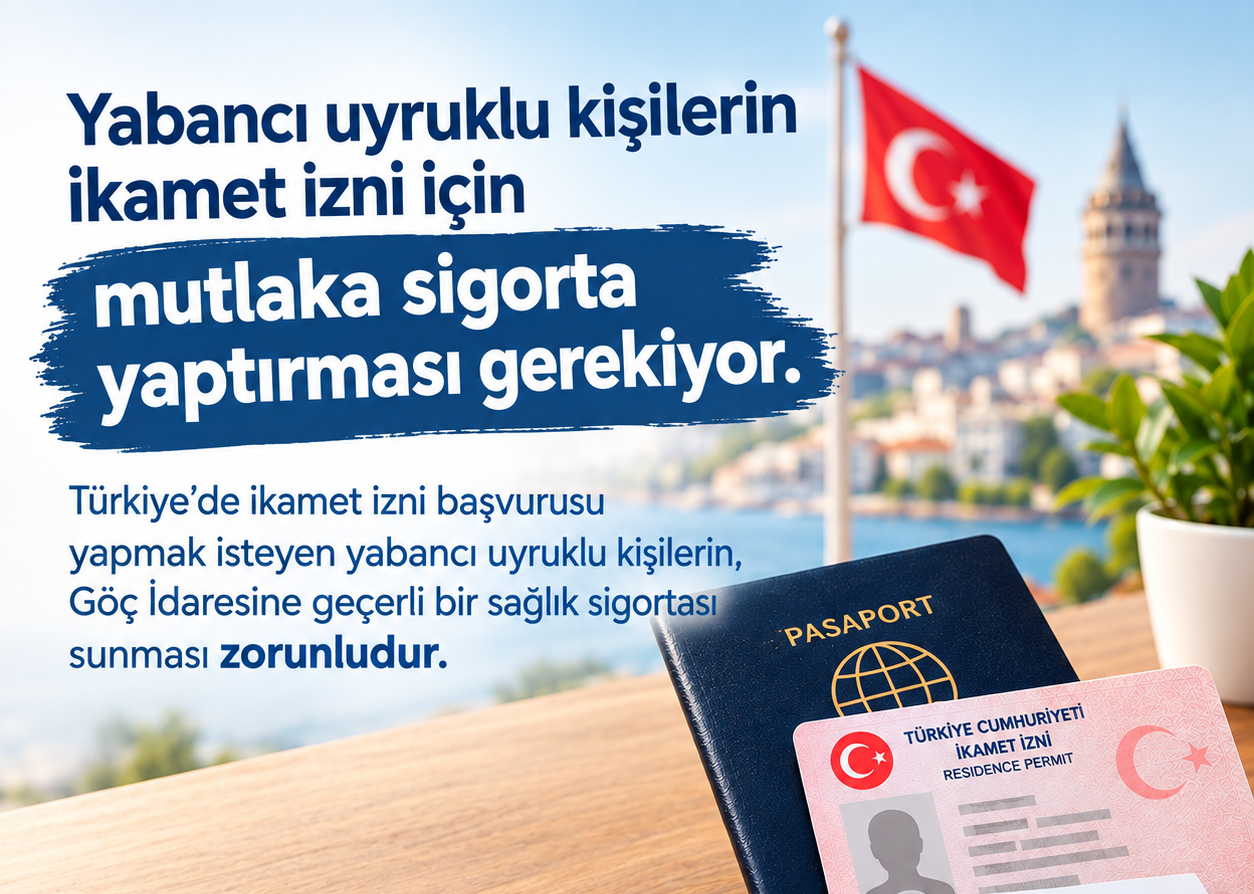 İkamet izni için zorunlu yapılması gereken sağlık sigortası hakkında;